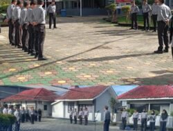 Kalapas Kelas IIA Narkotika Bandar Lampung,Laksanakan Apel Perdana Dan Halal Bihalal Fasca Libur Idul Fitri 1446 H