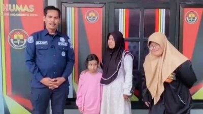 Temukan Anak Asuhnya, Pengasuh LKSA Nurul Falah Apresiasi Polres Mojokerto Kota