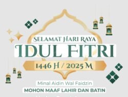Kepala Desa Randubango Mengucapkan Selamat Hari Raya Idul Fitri 1446 H