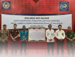 Lapas Kalianda Gelar Deklarasi Anti Halinar, Libatkan APH Lampung Selatan