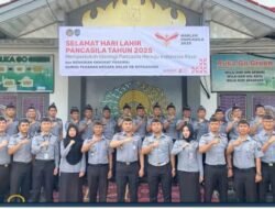 Rutan Kota Agung Gelar Upacara Peringatan Hari Lahir Pancasila Tahun 2025