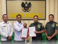 Strategi Penguatan Pengamanan Rutan Kelas I Bandar Lampung Teken Mou Dengan Kodim 0421/LS