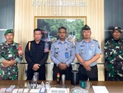 Razia Kamar Hunian, Rutan Kelas I Bandar Lampung Gandeng Kodim 0421 Lampung Selatan