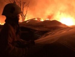 Gudang Rongsokan di Mojokerto Terbakar, Hanguskan Gudang, Truk dan 5 Kambing