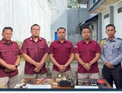Rutan Kelas IIB Kota Agung Musnahkan Barang Bukti Hasil Razia