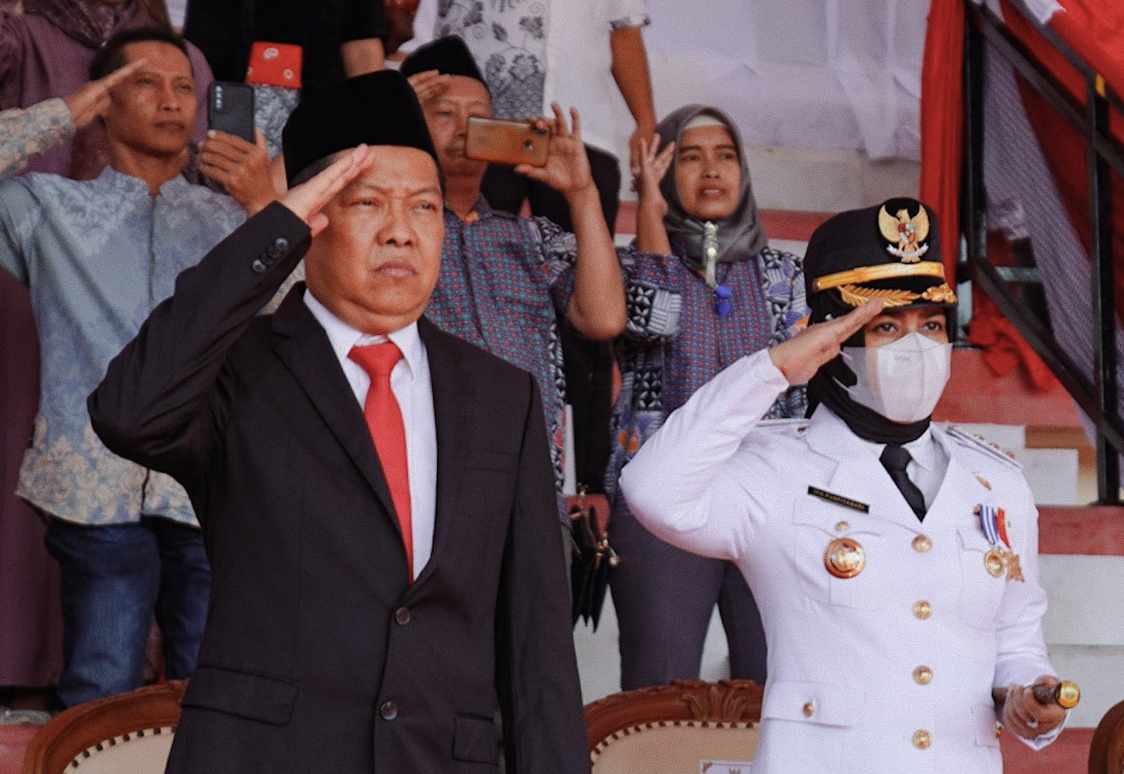 Upacara HUT Ke-80 RI, Wali Kota Mojokerto Tekankan Kedaulatan di Berbagai Bidang