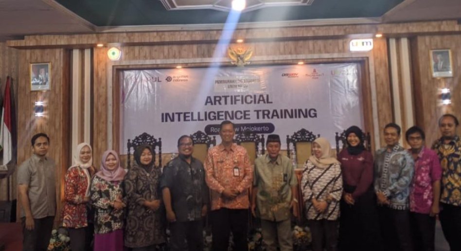 Bina UMKM, Kadisperindag Kabupaten Mojokerto Apreasiasi Pelatihan Artificial Intillegence