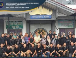 Rutan Kelas IIB Kota Agung Siap Tingkatkan Kualitas Layanan Usai Kunjungan Monitoring dan Evaluasi Kanwil Ditjenpas Lampung