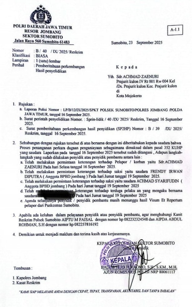 Relawan Zaenal Diduga Dianiaya, Sakty Law Surabaya Tegaskan Tidak Ada Kata Damai