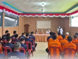 Rutan Kelas IIB Krui Gelar Skrining TBC bagi Seluruh Warga Binaan Bersama Tim Puskesmas Krui