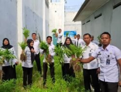 Rutan Krui Kembali Panen Kangkung, Wujud Nyata Dukungan terhadap Program Ketahanan Pangan Nasional