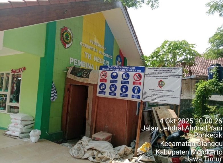 Dispendik Kabupaten Mojokerto Rehabilitasi TKNP II Dlanggu