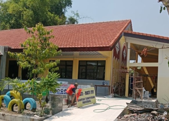 Dispendik Kabupaten Mojokerto Bangun Ruang Kelas Baru TKNP I Kutorejo