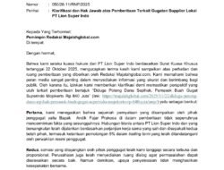 PT. Lion Super Indo Klarifikasi Dugaan Pemotongan Dana Sepihak