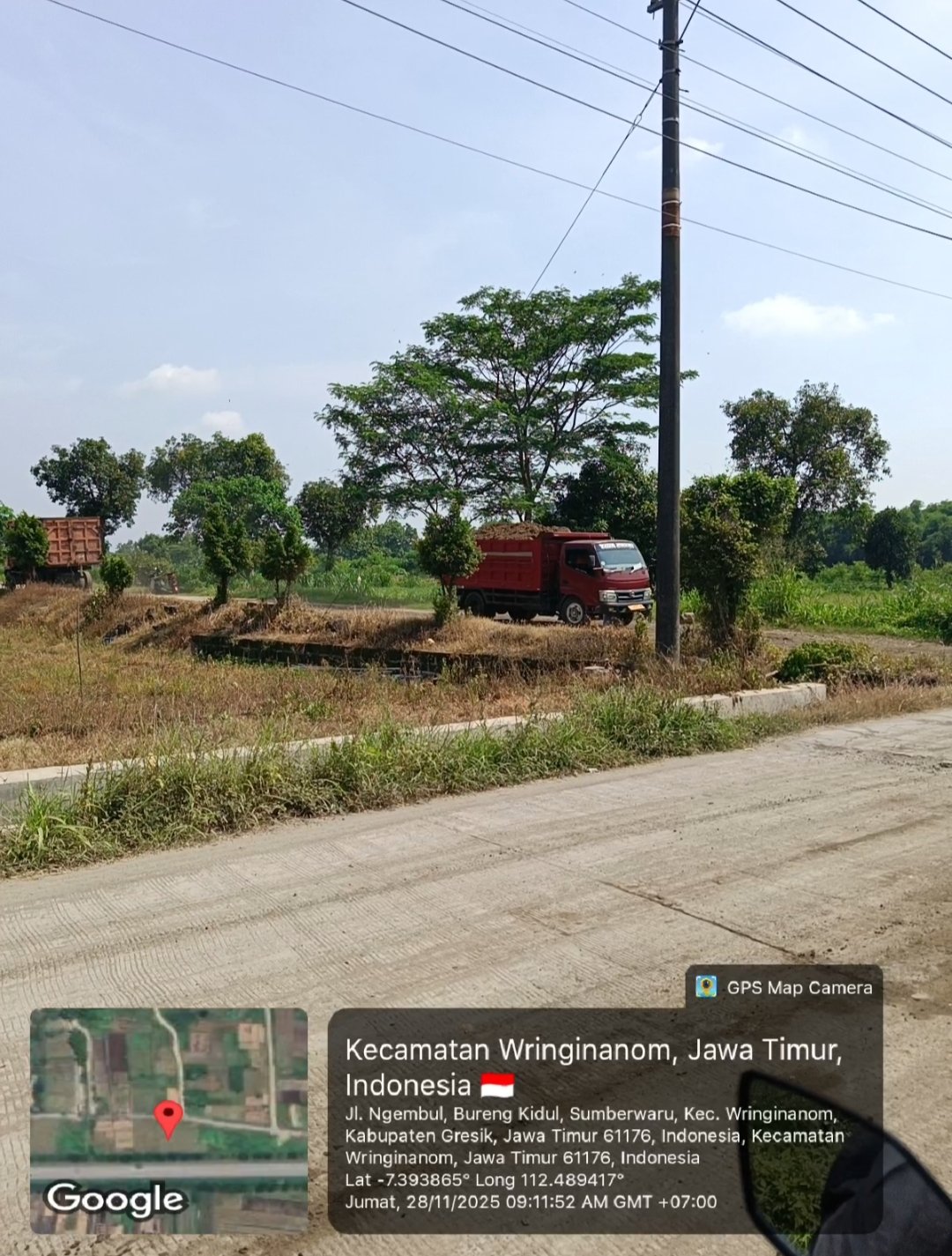 Aktifitas Galian Diduga Ilegal di Desa Kepuhklagen Wringinanom Gresik 