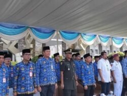 Rutan Kelas IIB Kotabumi Ikuti Upacara HUT Korpri ke-54 di Pemda Lampung Utara, Teguhkan Sinergi dan Pengabdian ASN