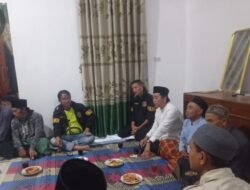 Polsek Pulau Panggung Gelar Doa Ruahan di Ulu Belu, Kapolsek Ajak Warga Jaga Kamtibmas Tetap Kondusif