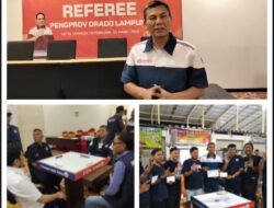 Training of Referee ORADO Lampung Sukses Digelar 26 Wasit Disiapkan Menuju Kejurnas 2026 di Jakarta, Vicky dan Suarlis Juara Mini Turnamen