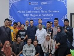Perkuat Kemitraan, BRI Regional 12 Surabaya  Buka Puasa Bersama PWI Mojokerto dan PWMR