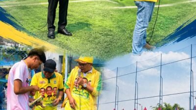 Bukan Sekadar Tendang Bola, Ini Makna Bahlil Mini Soccer di Mojokerto Menurut Bupati Barra dan Petinggi Golkar Jatim