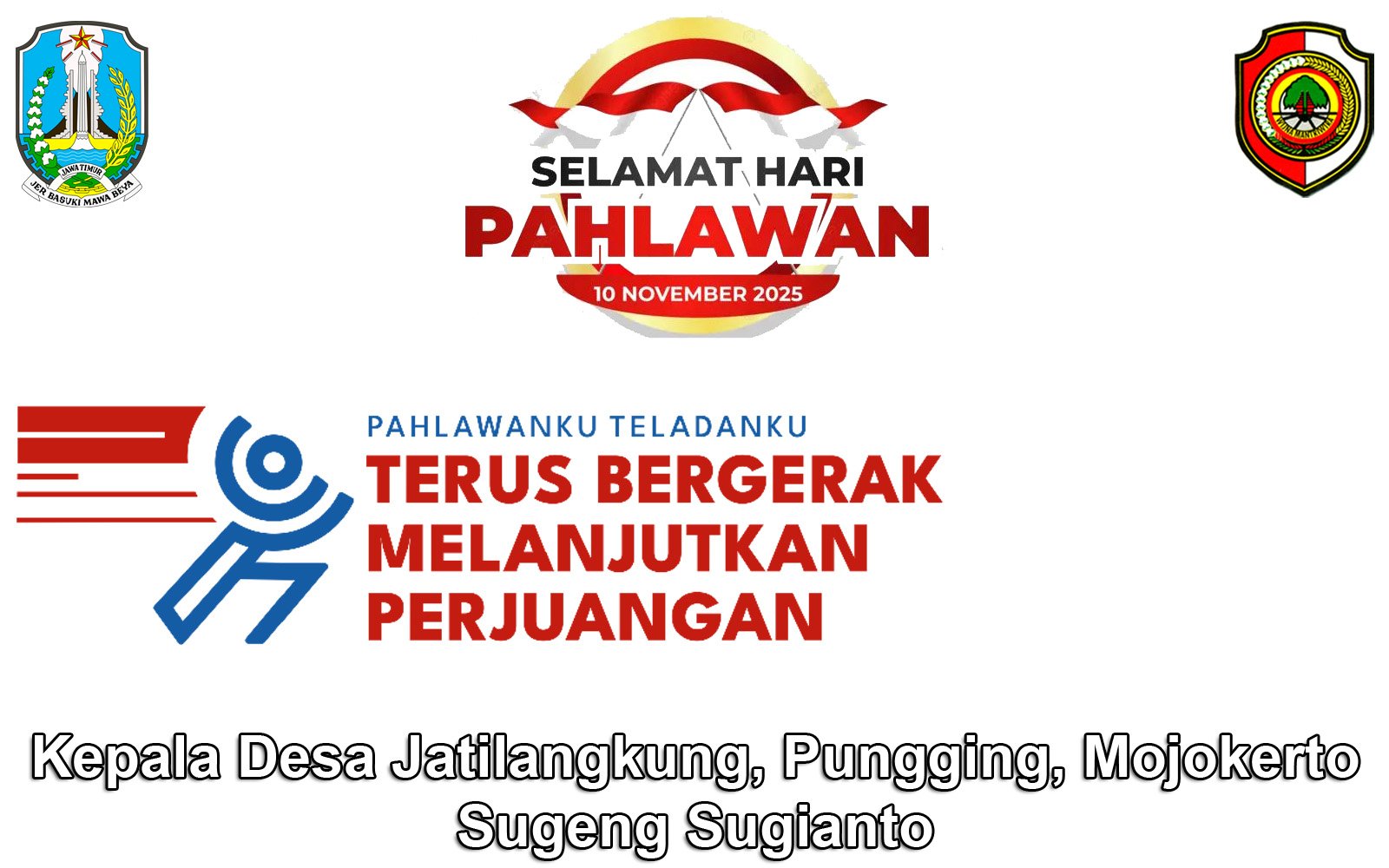Kepala Desa Jatilangkung Mengucapkan Selamat Hari Pahlawan 10 November 2025