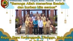 Pemerintah Desa Kedunggede, Dlanggu, Mojokerto Mengucapkan Selamat Hari Raya Idul Adha 1447 H