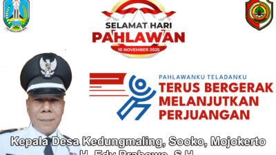 Kepala Desa Kedungmaling Mengucapkan Selamat Hari Pahlawan 10 November 2025