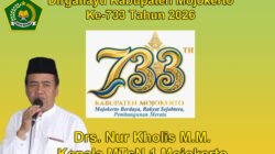 Kepala MtSN 1 Mojokerto Mengucapkan Dirgahayu Kabupaten Mojokerto ke-733 Tahun 2026