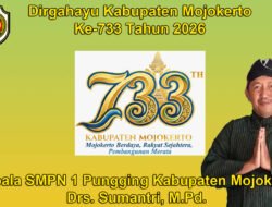 Kepala SMPN 1 Pungging Kabupaten Mojokerto Mengucapkan Dirgahayu  Kabupaten Mojokerto ke-733 Tahun 2026