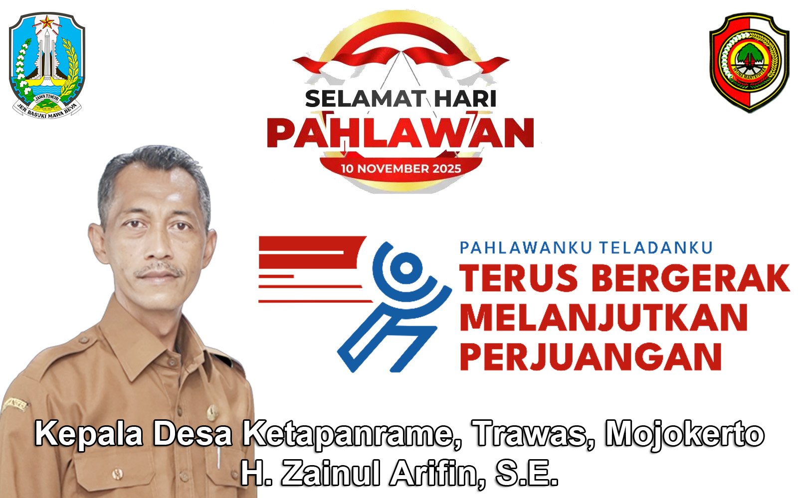 Kepala Desa Ketapanrame Mengucapkan Selamat Hari Pahlawan 10 November 2025