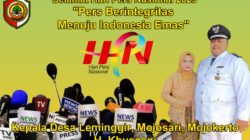 Kepala Desa Leminggir, Mojosari, Mojokerto Mengucapkan Selamat Hari Pers Nasional 2025