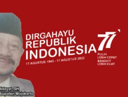 Direktur PDAM Kabupaten Mojokerto Mengucapkan Selamat HUT RI ke-77