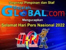 majalahglobal.com Mengucapkan Selamat Hari Pers 2022