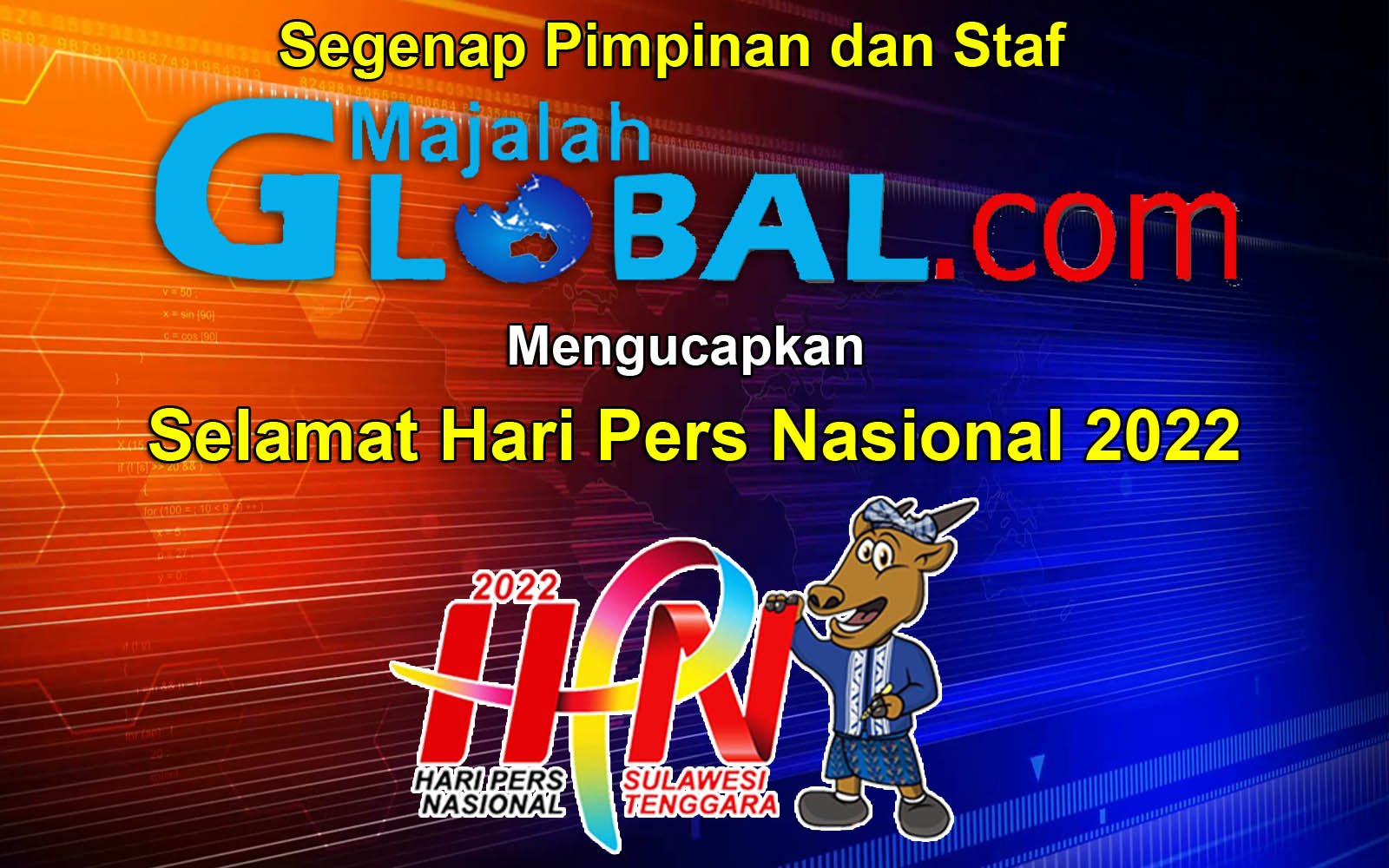 majalahglobal.com Mengucapkan Selamat Hari Pers 2022