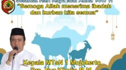 Kepala MTsN 1 Mojokerto Mengucapkan Selamat Hari Raya Idul Adha 1447 H