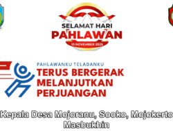 Kepala Desa Mojoranu Mengucapkan Selamat Hari Pahlawan 10 November 2025