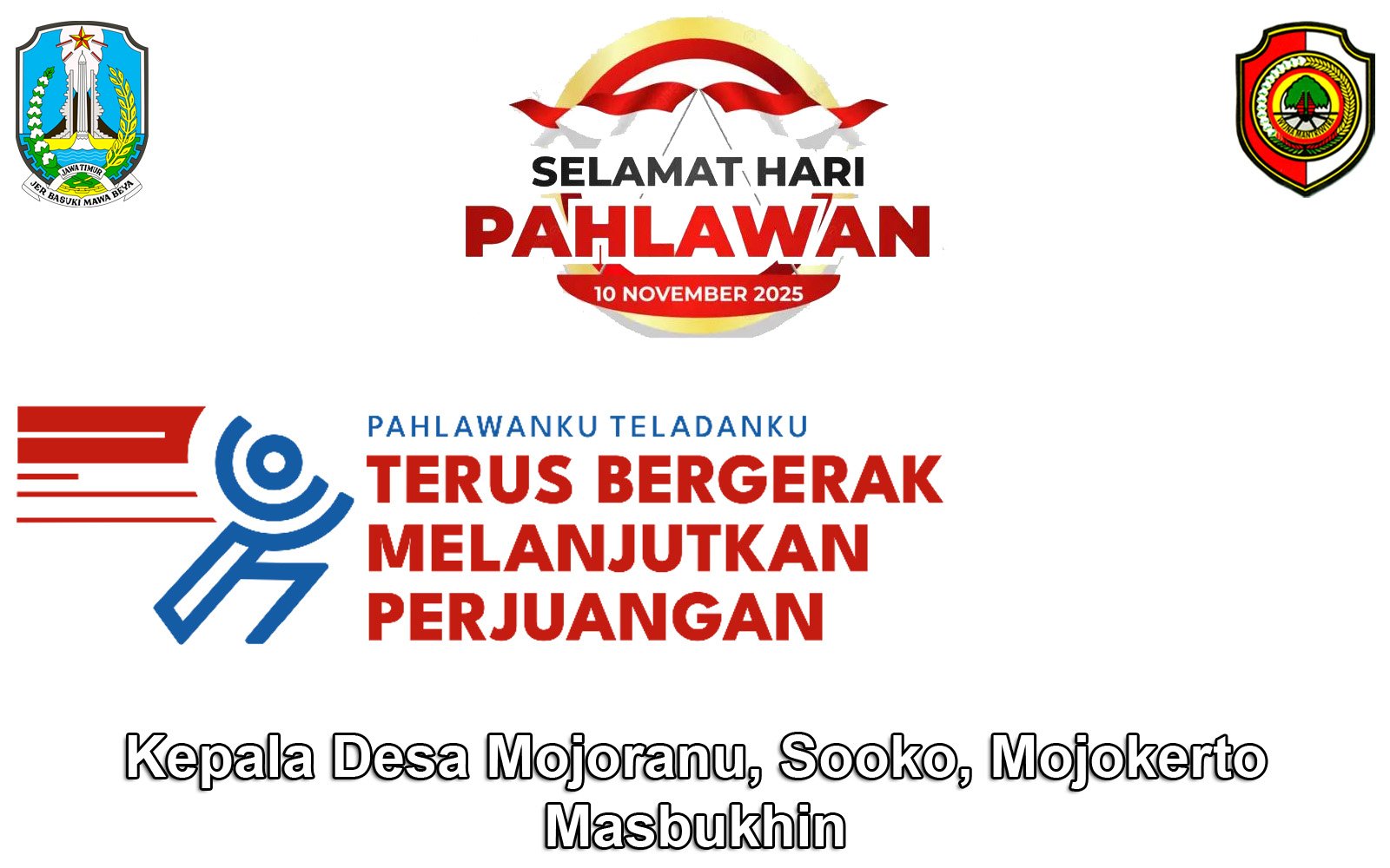 Kepala Desa Mojoranu Mengucapkan Selamat Hari Pahlawan 10 November 2025