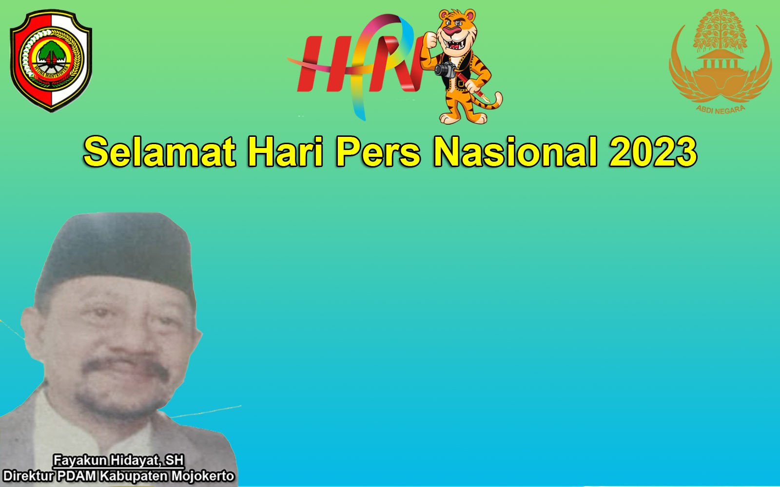 PDAM Kabupaten Mojokerto Mengucapkan Selamat Hari Pers Nasional 2023