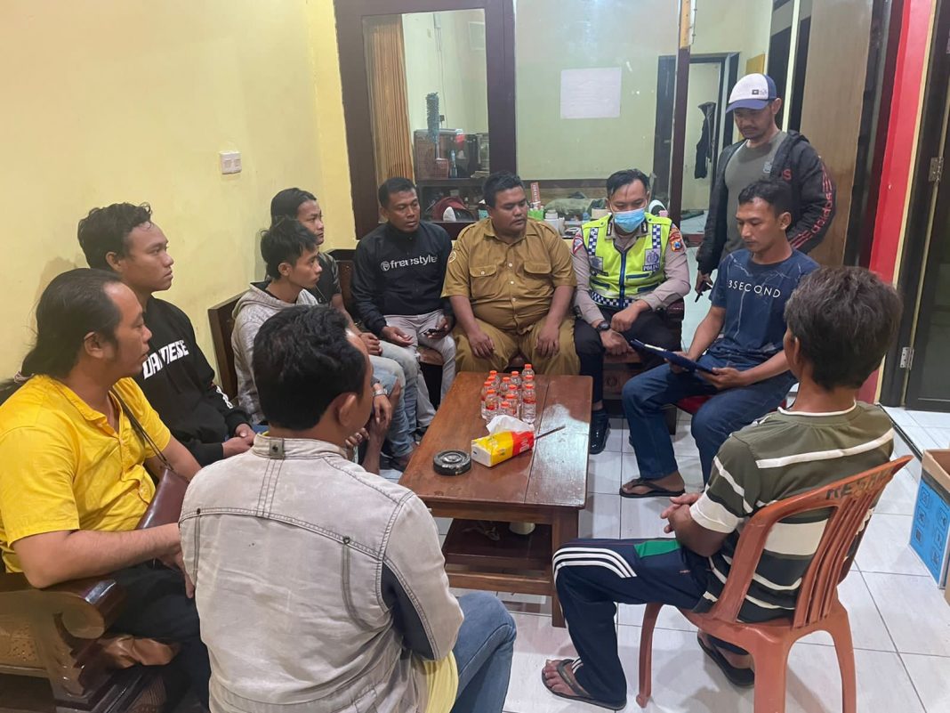 Pengeroyokan Pemuda di Warkop Jalan Masjid Mojosari Berujung Restorative Justice
