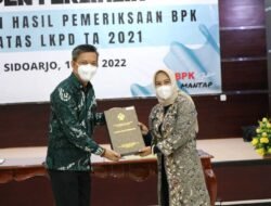 Pemkot Mojokerto Raih Predikat WTP 8 Tahun Berturut-turut