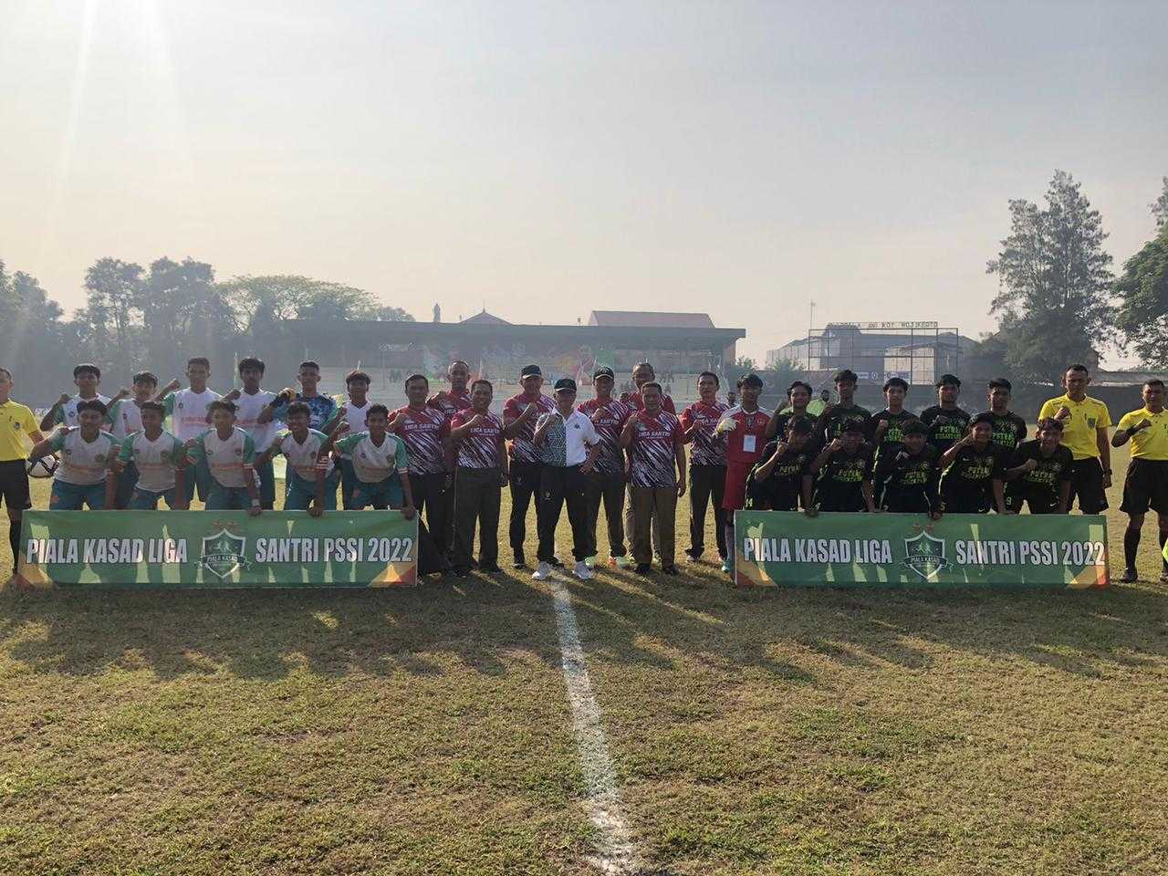 Piala Kasad Liga Santri Tingkat Korem 082/CPYJ Diadakan di Gelora Ahmad Yani Kota Mojokerto