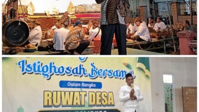 Rangkaian Ruwah Desa, Pemdes Kalipuro Gelar Wayang Kulit Hingga Ngaji Bareng K.H. Soleh Qomat