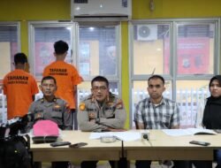 Polres Manokwari Gelar Konferensi Pers Tindak Pidana Persetubuhan Terhadap Anak