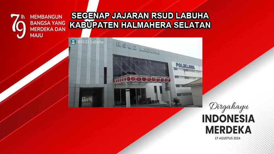 Segenap Jajaran RSUD Labuha Kabupaten Halmahera Selatan Mengucapkan Dirgahayu RI Ke-79