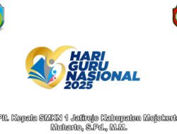 Plt. Kepala SMKN 1 Jatirejo Kabupaten Mojokerto Mengucapkan Selamat Hari Guru Nasional 2025