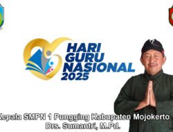Kepala SMPN 1 Pungging Kabupaten Mojokerto Mengucapkan Selamat Hari Guru Nasional 2025