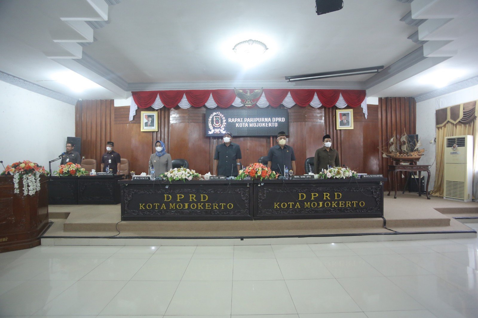 DPRD Kota Mojokerto Adakan Paripurna Jawaban Wali Kota Mojokerto Atas Penyampaian Nota Keuangan P-APBD 2022