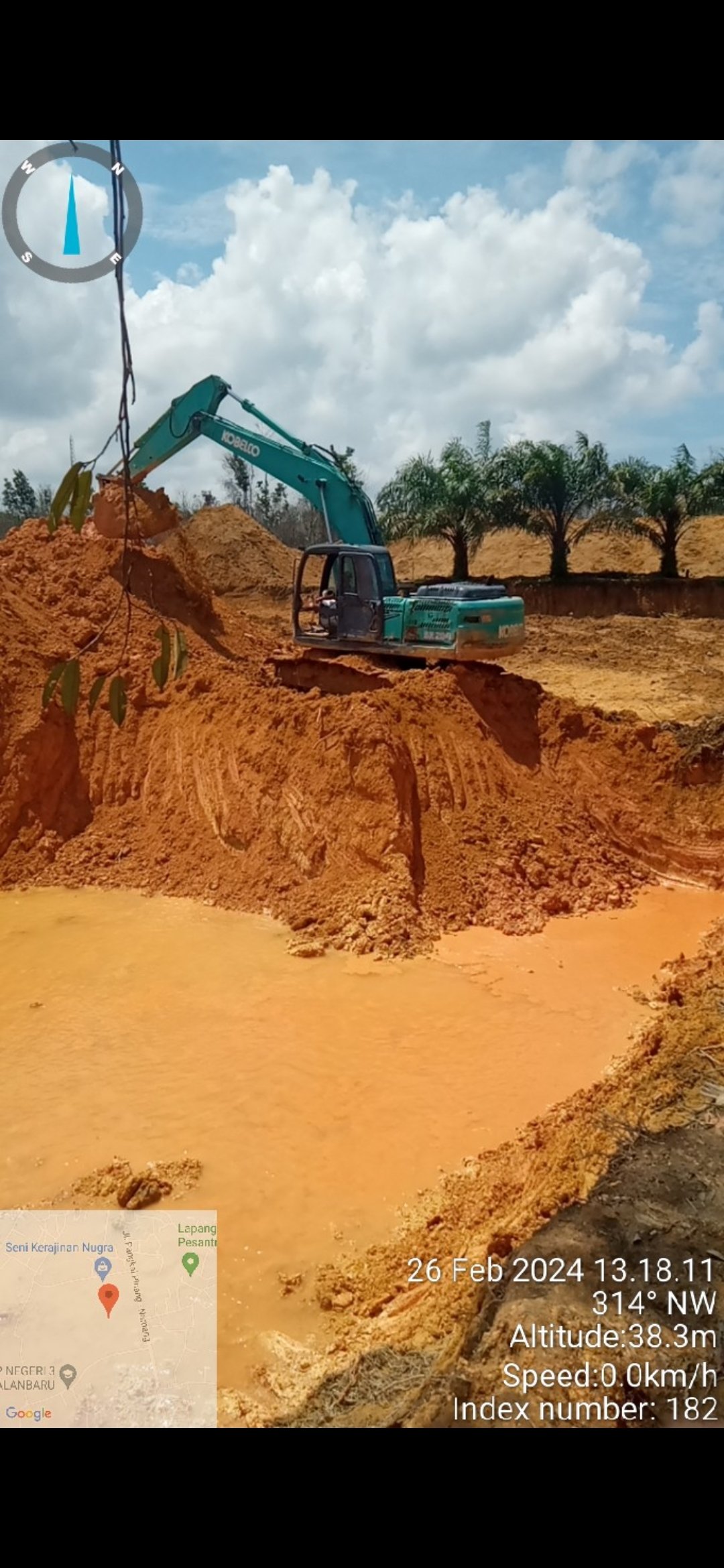 Saat Dikonfirmasi, Pemilik Lokasi Tambang Timah Desa Air Mesu Pak Bimo Memblokir Nomor Wartawan