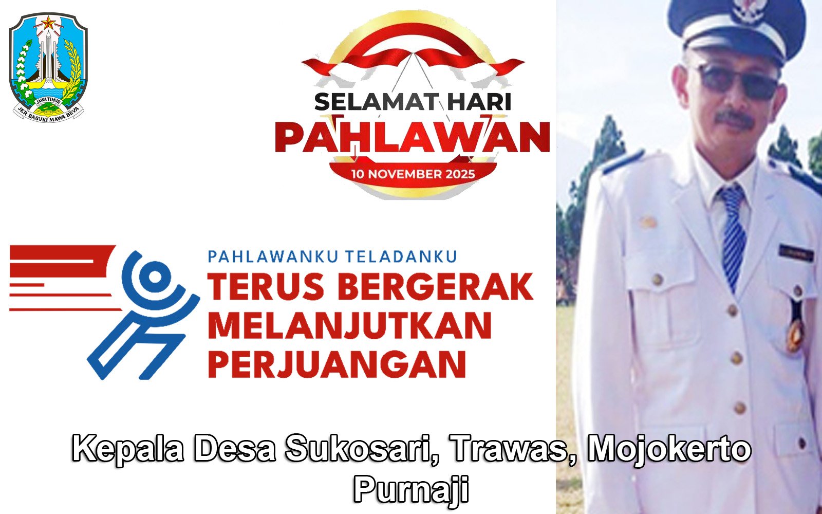 Kepala Desa Sukosari Mengucapkan Selamat Hari Pahlawan 10 November 2025
