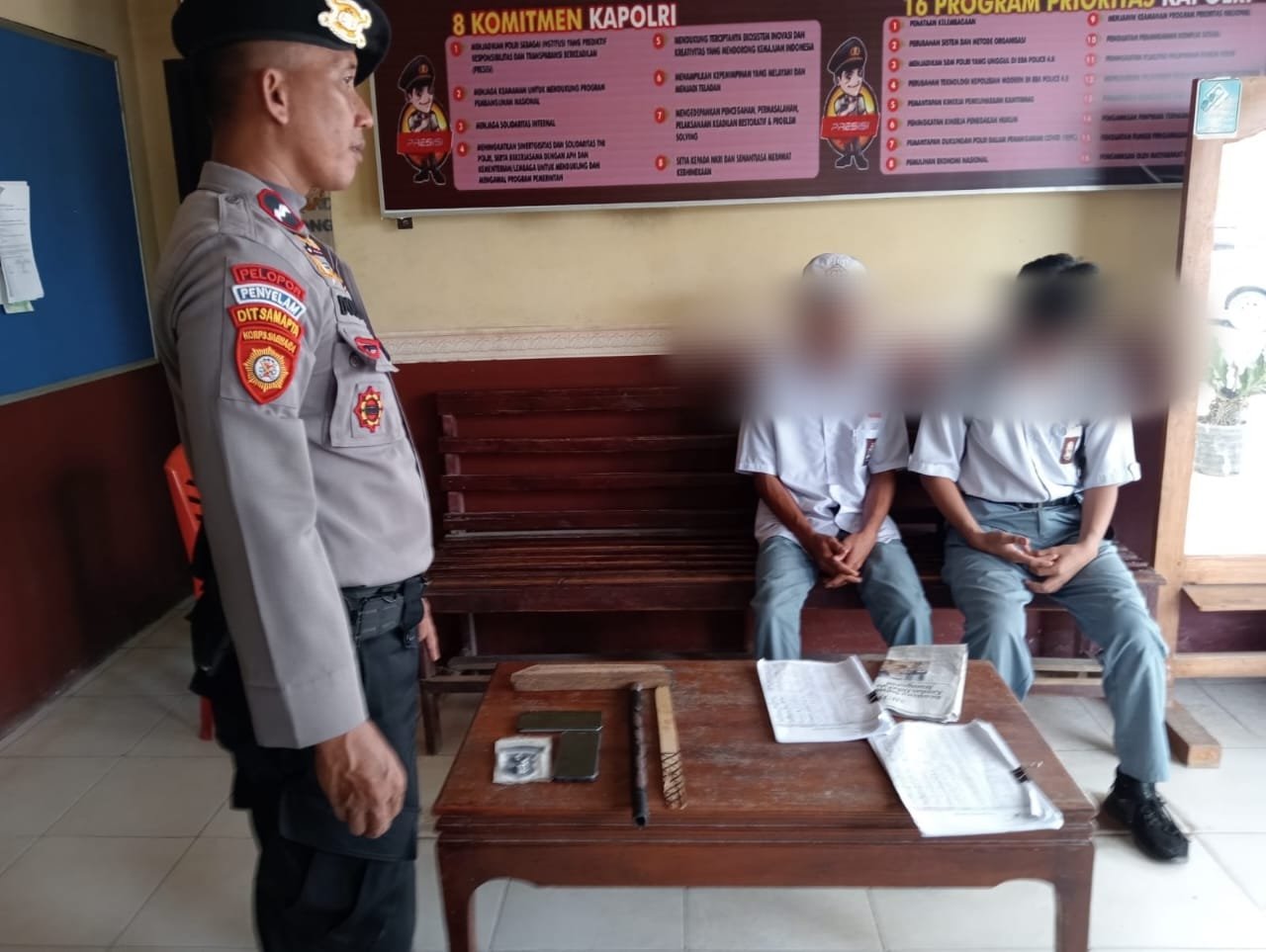 Tim Patroli Polresta Kendari Berhasil Gagalkan Tawuran Antar Pelajar